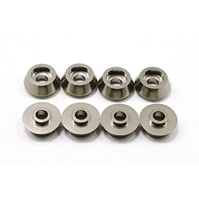 BAIJAC 8Pcs Metal Connecting Rod Screw Gasket Shim Washer Rest for WPL C14 C24 C34 C44 MN D90 D91 D99S RC Car ( Color : Gray )