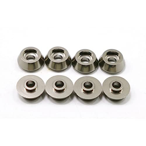 BAIJAC 8Pcs Metal Connecting Rod Screw Gasket Shim Washer Rest for WPL C14 C24 C34 C44 MN D90 D91 D99S RC Car ( Color : Gray )