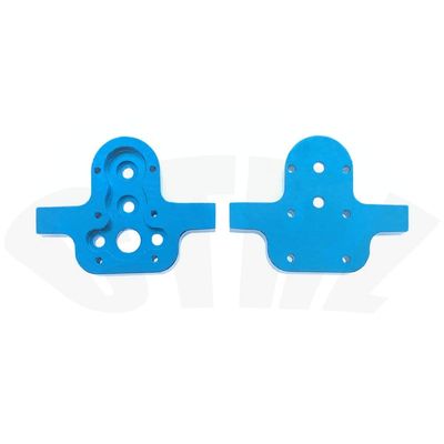 370 Motor Metal Gearbox Gear Housing for WPL 1/16 B14 B16 B24 B36 C14 C24 C34 MN90 MN91 MN45 MN99 RC Car DIY Upgrade Parts ( Color : Shell Blue )