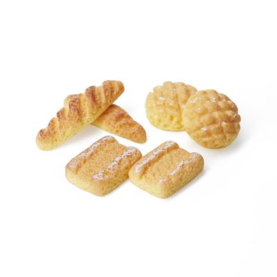 Odoria 1/12 Miniature Bread 6Pcs Dollhouse Decoration Accessories