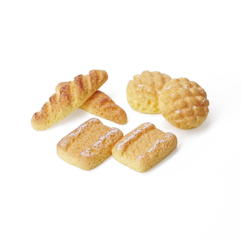 Odoria 1/12 Miniature Bread 6Pcs Dollhouse Decoration Accessories