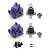 2 Pack Metal Differential and Gear Box Set for Wltoys 144001 144002 144010 124016 124018 124019 RC Car Upgrade Parts ( Color : Purple ) view 1