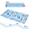 Cloele Kids Nap Mat Cover for Boys & Girls - Full Nap Mat Washable Sheet 52" x 27.5" Sewn-in Flap Design Rest Mat Cover Perfect for Preschool and Daycare(Car Cover ONLY) view 2