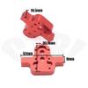 370 Motor Metal Gearbox Gear Housing for WPL 1/16 B14 B16 B24 B36 C14 C24 C34 MN90 MN91 MN45 MN99 RC Car DIY Upgrade Parts ( Color : Shell Silver ) view 2