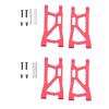 BAIJAC 4Pcs Metal Front and Rear Suspension Arm for Remo Hobby Smax 1621 1625 1631 1635 1651 1655 1/16 RC Car Upgrade Parts (Color : Red) view 1