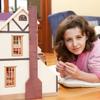 6Pcs Dollhouse Windows 1:12 Scale Miniature Windows Frame Model for Dolls Houses Decoration (4.52X3.26X0.79inch) view 3