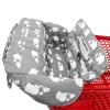 2-in-1 Shopping Cart and High Chair Cover for Baby, Padded Cover, Fold'n Roll Style, Portable with Carry Bag (Gray Elephant) view 3