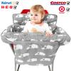 2-in-1 Shopping Cart and High Chair Cover for Baby, Padded Cover, Fold'n Roll Style, Portable with Carry Bag (Gray Elephant) view 4