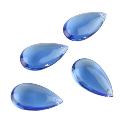Prisms & Kaleidoscopes 38mm/50mm Water Drop Prisms for Crystal Chandelier Lighting Part Decoration Science Classroom Optics Kits (Color : Blue, Size : 50mm 10pcs)
