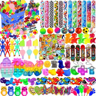 Beilunt 132 Pcs Party Favors - Assortment Treasure Box Toys for Kids 4-8, Classroom Prizes, Goodie Bags Stuffers, Christmas Stocking Stuffers, Pinata Fillers, Carnival Prizes