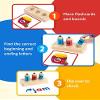 Coogam Wooden Short Vowel Spelling Games, Learn to Spell CVC Sight Words Educational Flashcards Fine Motor Montessori Alphabet Toy Gift for Kids 3 4 5 Years Old view 2