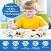 Coogam Wooden Short Vowel Spelling Games, Learn to Spell CVC Sight Words Educational Flashcards Fine Motor Montessori Alphabet Toy Gift for Kids 3 4 5 Years Old view 4