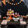 24 Pack Halloween Cupcake Toppers Glitter Pink Ghost Little Boo Bat Witch Hat Pumpkin Cupcake for Happy Halloween Theme Baby Shower Birthday Party Cake Decorations Supplies Pink view 3