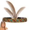 Abaodam Feather Headpiece American Headband Headdress Costume Inspired chief for Festival Carnival Party Performances Cosplay view 1