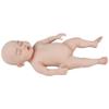 SUAISKR 18 Inch Soft Realistic Silicone Newborn Baby Dolls Not Vinyl Lifelike Cute Full Silicone Body Doll with Skeleton (Ivory, Girl Close Eyes) view 1