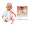 SUAISKR 18 Inch Soft Realistic Silicone Newborn Baby Dolls Not Vinyl Lifelike Cute Full Silicone Body Doll with Skeleton (Ivory, Girl Close Eyes) view 3