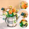 MEIEST Mini Building Blocks Watering Pot Bonsai Plant Model Set,Creative DIY Simulation Particle Flower Succulent Botanical Collection Construction Building Bricks Toy,Home Decor view 4