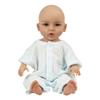 SUAISKR 18 Inch Soft Realistic Silicone Newborn Baby Dolls Not Vinyl Lifelike Cute Full Silicone Body Doll with Skeleton (Ivory, Girl Open Eyes) view 1