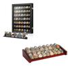 DecoWoodo 7 Rows Challenge Coin Display Case & 8 Rows Challenge Coin Display Stand view 1