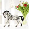 Kumprohu Horse Toy Figures, 5 Inches Denmark Knabstrupper Mare Toy, Realistic Pony Figurine, Farm Life Horse Club Figurine for Educational Purposes, Awareness, Party Favors for Girls Boys view 2