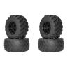 1Set Black Rubber Tire Tyre Wheel for HBX HAIBOXING 901 901A 903 903A 905 905A 1/12 RC Car Parts view 2