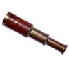 Beautiful Cylindrical Functional Antique Brass Telescope Nautical Spyglass with Leather Brown Case Telescope Nautical Authentic Gifts view 3