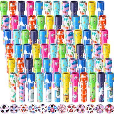 Jerify 72 Pieces Kaleidoscope Toys for Boys Girls Classic Kaleidoscopes Bulk Educational Toys Return Gifts for Birthday Party Favor Bag Fillers School Classroom Carnival Prize Random Pattern