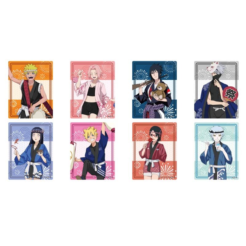 A3 Naruto & BORUTO 01 Festival Version, Drawn Acrylic Cards, Box of 8