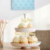 24Pcs Crown Cupcake Toppers Gold Glitter Crown One Cupcake Toppers Prince 1st Birthday Crown Cupcake Decors for Prince Crown Theme Baby Shower Party Decoration Supplies view 4