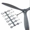 DKNTZO RC Airplane Propeller, 3 pcs/lot Hard 3 Blade Propeller 8x6/9x6/10x6/11x7 Props Replacement for RC Model Airplane Plane Fix Wing Accessories Spare Part (Color : 3 pcs 11X7) view 4