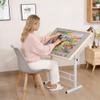Fanwer Adjustable Puzzle Table with Legs, 34 x 26in Adjustable Height Puzzle Tables for Adults, Tilting Puzzle Board Fit for 500-1500 Pieces view 2