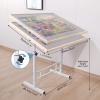 Fanwer Adjustable Puzzle Table with Legs, 34 x 26in Adjustable Height Puzzle Tables for Adults, Tilting Puzzle Board Fit for 500-1500 Pieces view 3