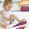 Jerliflyer Numerical Rods, Elite Montessori Small Number Rods,Elite Montessori Wood Red Long Sticks Family Version Math Number Rods,Kid Education view 2