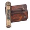 Royalmart Handicrafts Handmade Brass Kaleidoscope with Leather Box - Vintage Look - Antique Finish - Kaleidoscope for Kids Friends Family Children - 3D Mirror Lens (Personalized) view 4