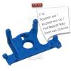 Rcarmumb Aluminum Motor Mount Upgrades for 1/10 Rustler 4x4 Slash LCG or 1/10 VXL Rally Vehicles,Alloy Motor Mount Upgrades Part Hops Ups,1pc,Navy Blue view 2