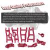 Rcarmumb for 1/10 Slash 2WD,Plastic Front Rear Suspension Arm,Caster Block,Steering Blocks,Rear Stub Axle Carriers Part Set for Slash 2WD,Red view 4