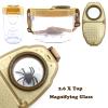 JTCJozz Bug Catcher Kit, Kids Bug Collection Kit, Outdoor Nature Explorer Kit with Tweezers, Magnifying Glass, Science Educational Kit, Bug Observation Container for Boys and Girls (Gold) view 3
