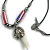 Alligator Tooth Necklace GT35 Gator New Orleans Louisiana Cajun Creole Voodoo Bayou Genuine view 2