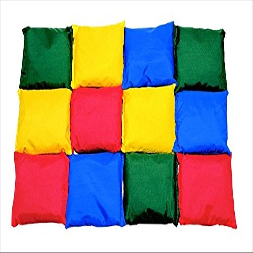 212 Main 4 x 4 in. Nylon-Covered Beanbags, Pack 12