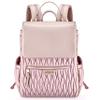 Baybou Diaper Bag Backpack Large Capacity, Waterproof, and Multifunctional Baby Essentials Travel Bag with Changing Pad and Stroller Straps, Blush Pink view 2