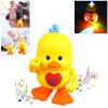 Areytrv Dancing Duck - 2025 New Musical Duck Toy, Baby Preschool Educational Learning Toy w/Led Lights & Music, Dancing and Singing Musical Duck for 1+ Year Old Baby Toddler (Yellow) view 1