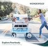 WONDERFOLD Volkswagen Stroller Wagon (4 Seater) - Collapsible Wagon Stroller with VW Bumper, Functioning Headlights, and All-Terrain XL Wheels view 2
