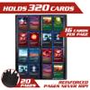 Monster 8 Pocket Trading Card Album - Matte White Binder, Anti-Theft & Anti-Drop TCG Protection w Side Loading Pockets, Holds 320 Cards -Compatible with Yugioh, Pokemon, MTG Magic the Gathering Cards view 2
