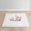 Lush Decor Jungle Adventure Baby Square with Border Play Mat, 35" X 35", Gray view 1