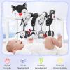 FPVERA Car Seat and Stroller Toys - Black and White Car Seat Toy High Contrast Baby Toys, Baby Plush Spiral Activity Toy for Crib Mobile, Newborn Sensory Toy Best Gift for 0 3 6 9 12 Months Infants view 3