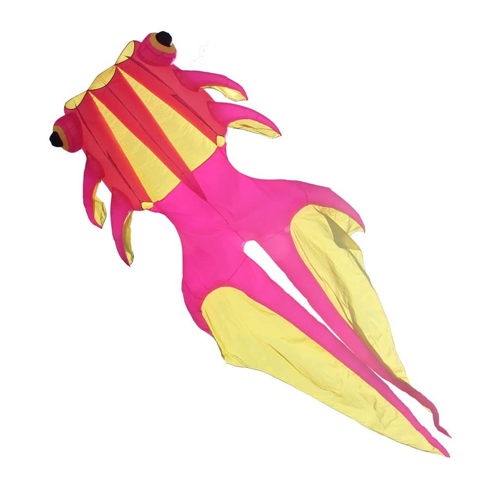 Soft Inflatable Goldfish Kite Large Giant Animal Pilot Show Kites for Adults