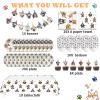Dog Birthday Party Supplies Serves 20, Puppy Party Decorations Dog Party Plates Banner Napkins Paws Balloons Table Cover and Cake Topper for Doggy Kids Dog Party Decorations view 2
