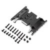 Metal Gearbox Mount Transmission Holder for 1/10 RC Crawler Axial SCX10 II 90046 90047 90075 RC Car Skid Plate Upgrade Parts (Black) view 1