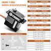 OGRC SCX24 Servo SCX24 High Torque Steering Servo Digital Servo RC Steering Servo with Steel Gear for SCX24 TRX4M Upgrade Parts view 2