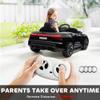 Aosom Licensed Audi RS e-tron GT 12V Ride On Car Truck for Kids, Electric Car Ride On Vehicle w/Parent Remote Control, Music, Lights, for Toddlers, Black view 4
